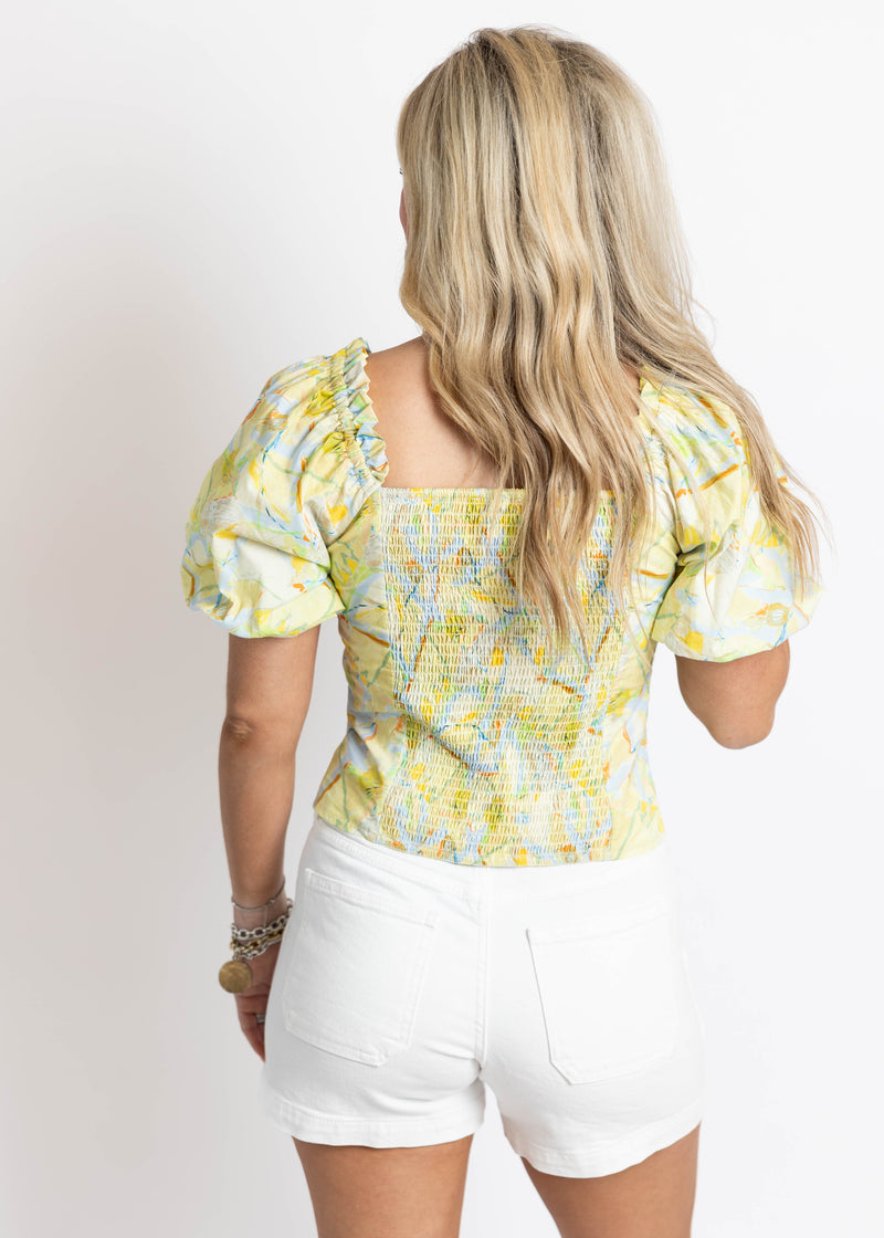 Yellow Sunrise Top