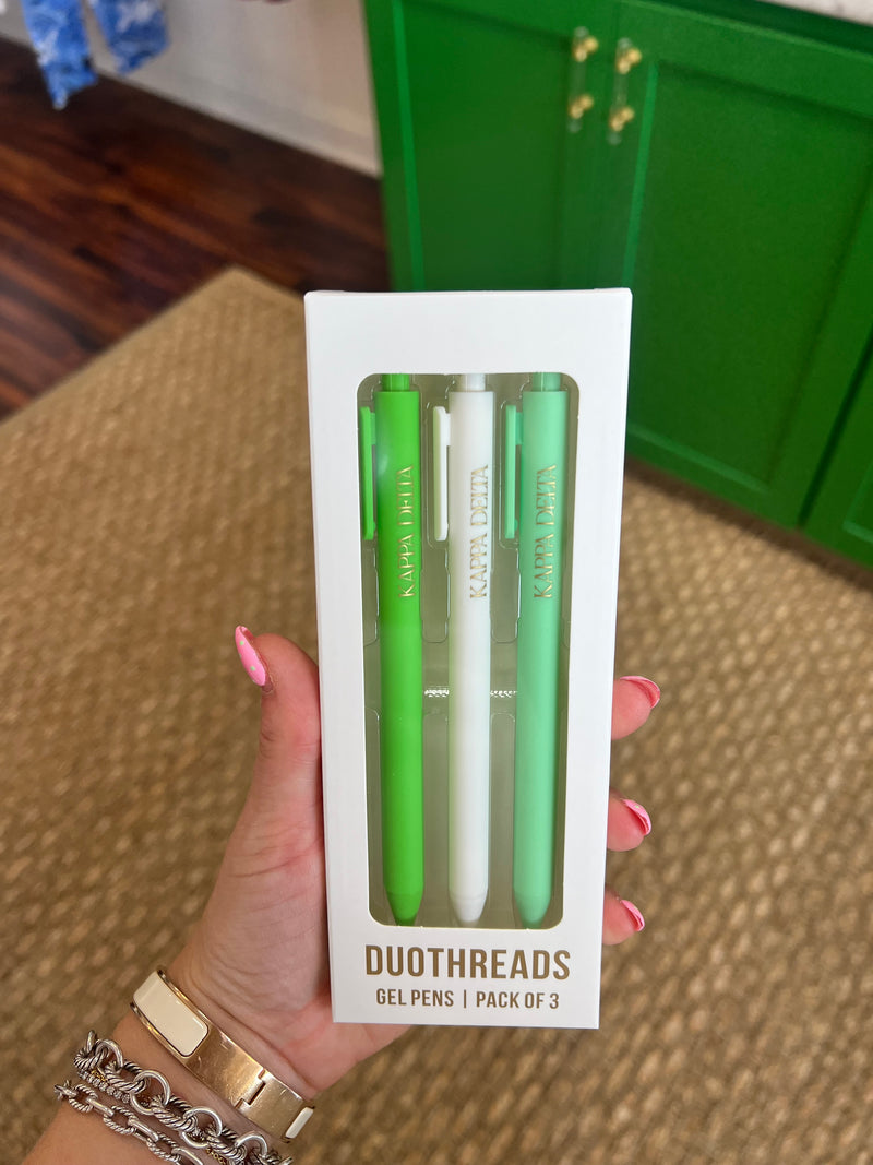 Lettered Luxe Sorority Pens