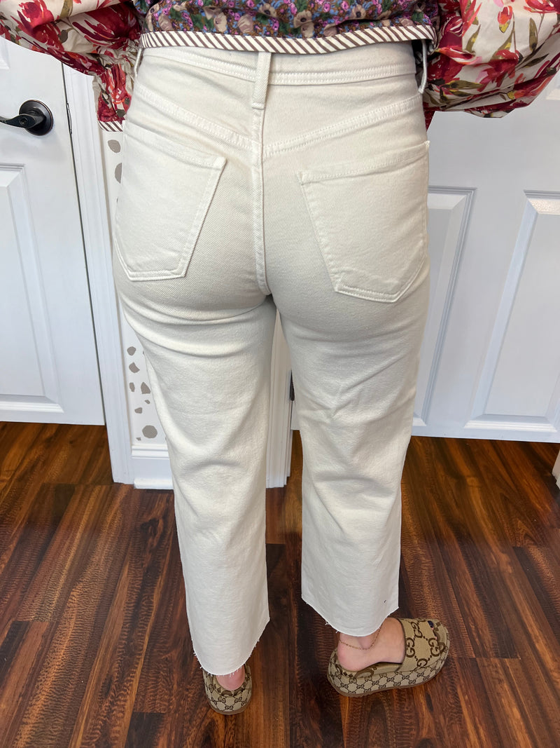 Sea Salt High Rise Jeans