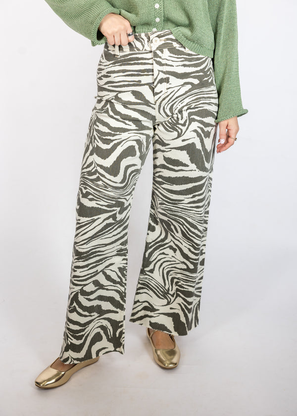 Matcha Zebra Pants
