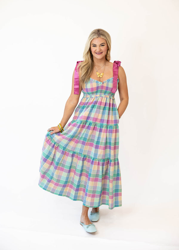 Kaleidoscope of Color Maxi Dress: Large