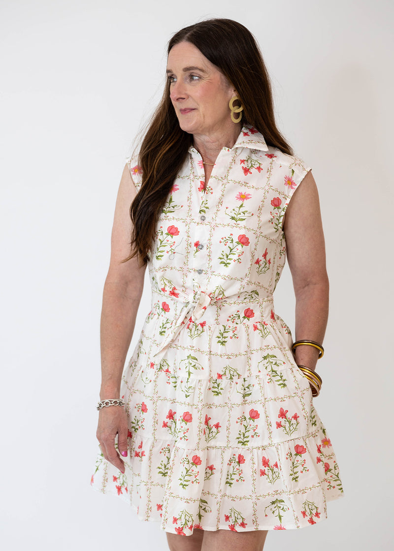 White Lotus Mini Dress