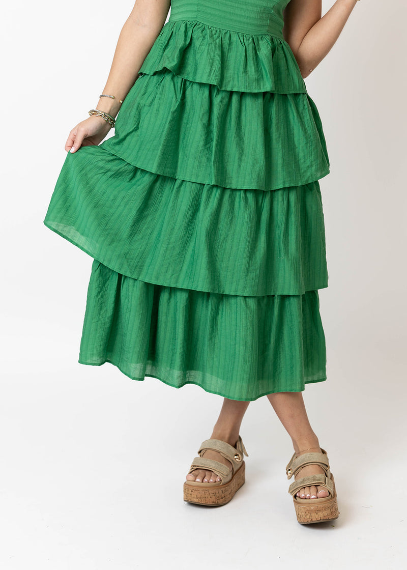 Fields Of Green Midi Dress