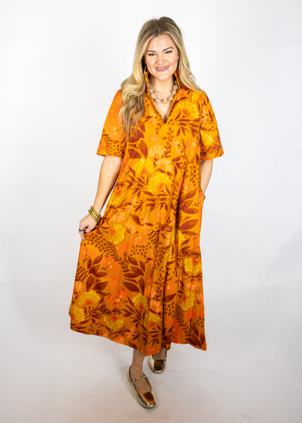 Sienna Meadow Midi Dress