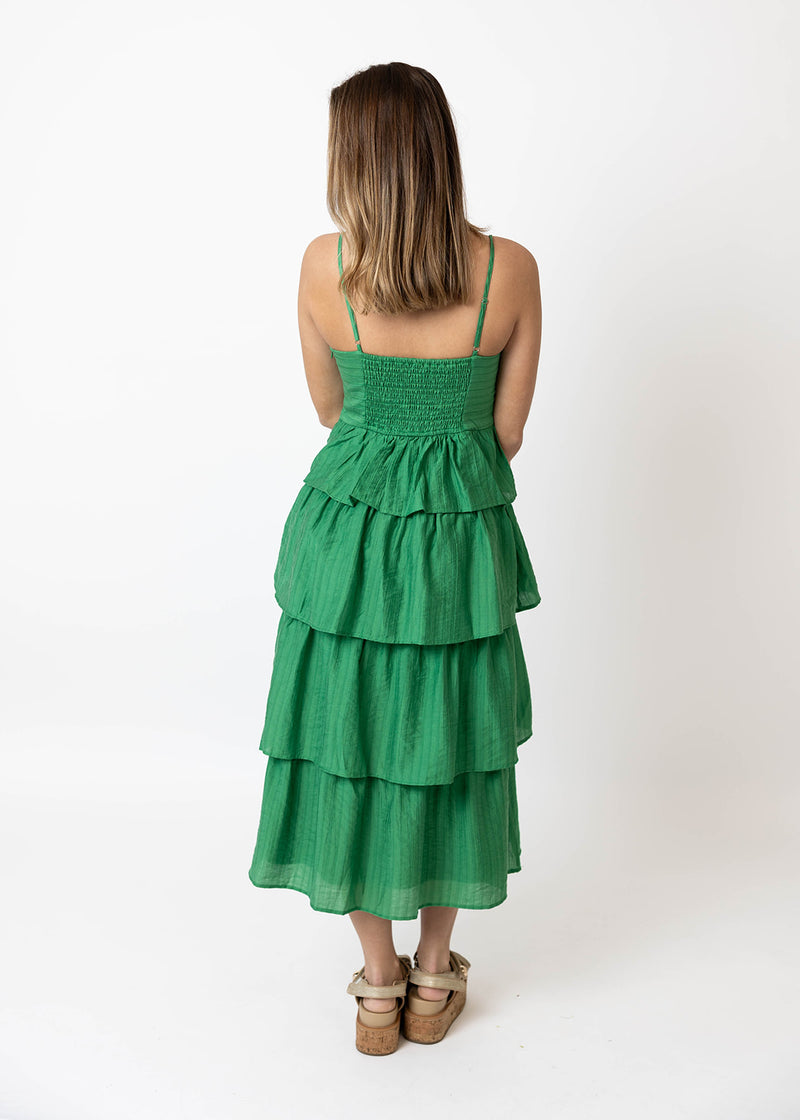 Fields Of Green Midi Dress