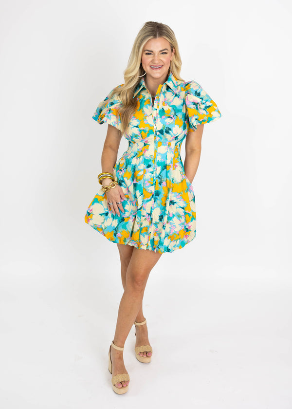 Poolside Color Mini Dress
