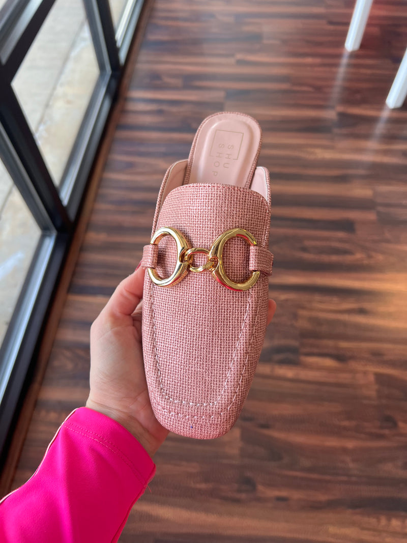 Blush Woven Andromeda Loafer