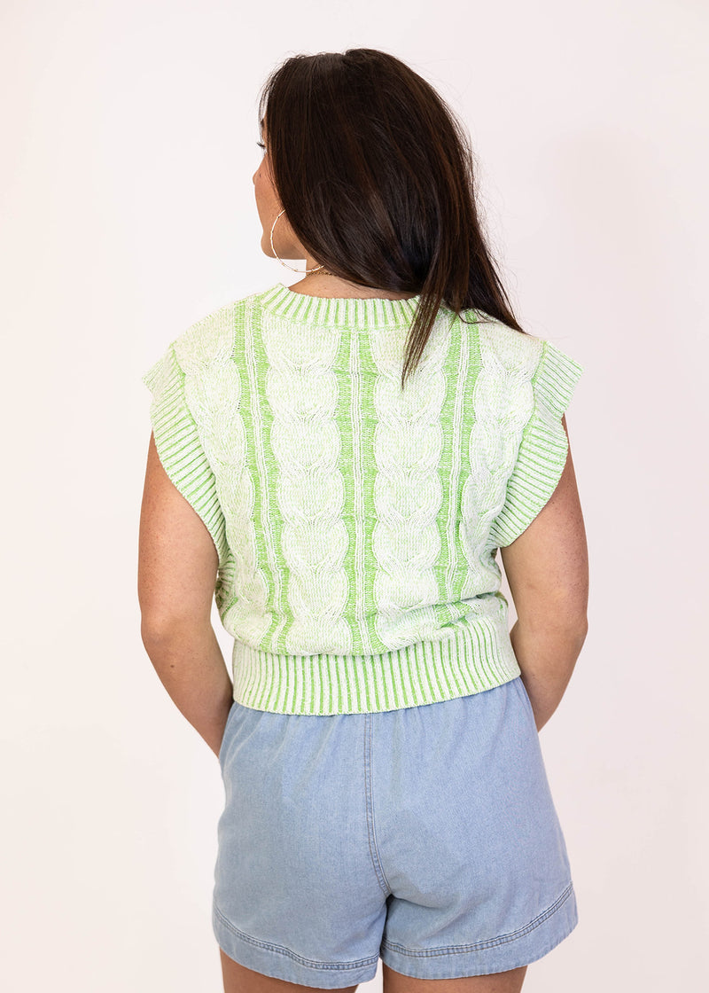 Hint Of Lime Sweater