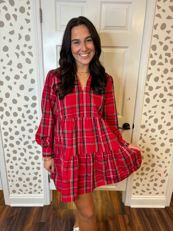 Christmas Plaid Dress