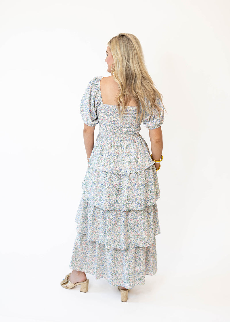 Sunrise Smocked Midi Dress