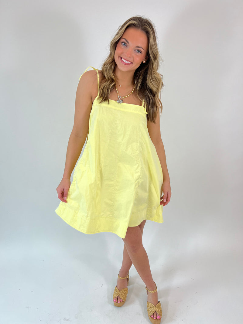 Lemon Mini Dress