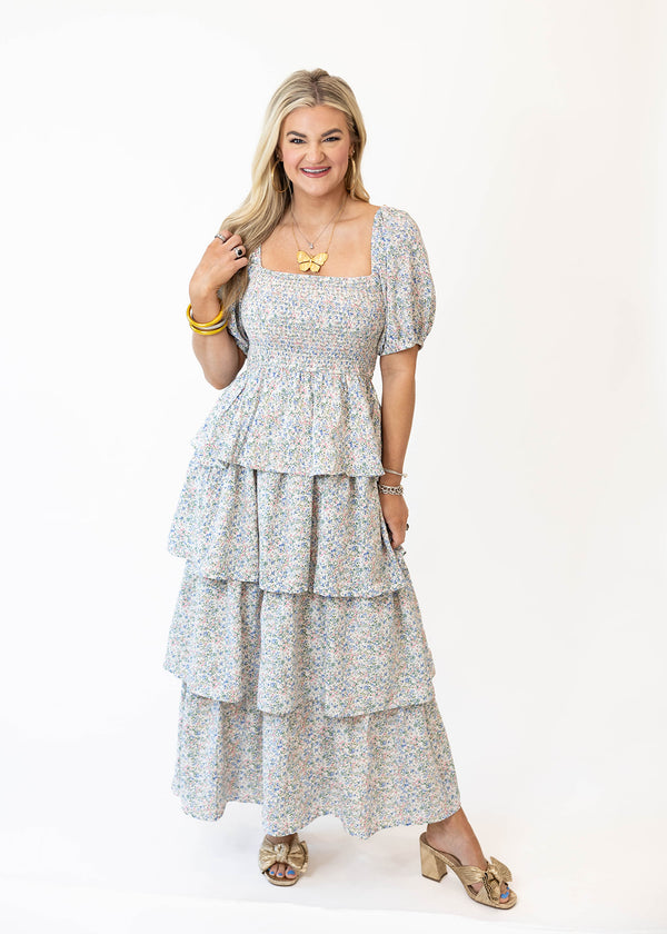 Sunrise Smocked Midi Dress