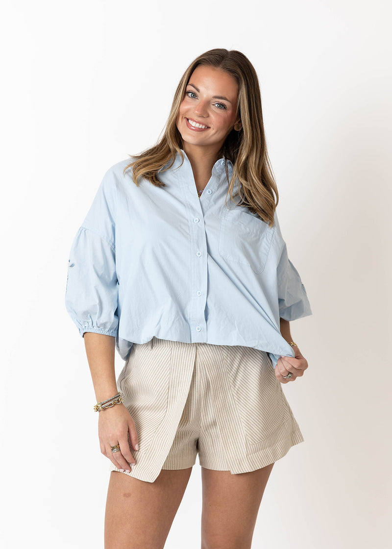 Pastel Blue Top