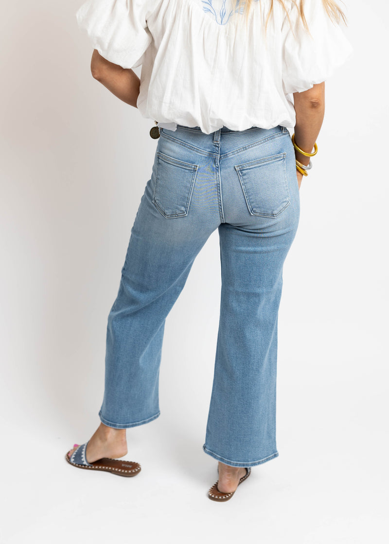 Medium Wash Wide Leg Jeans