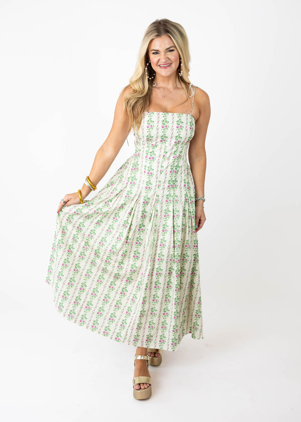 Enchanted Garden Midi Dress: Large