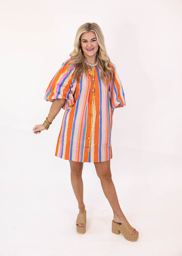 Sunshine Stripe Mini Dress