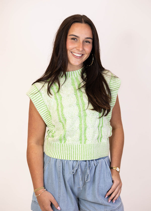 Hint Of Lime Sweater
