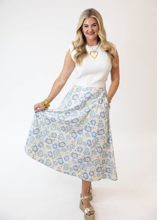 Fresh Water Midi Skirt