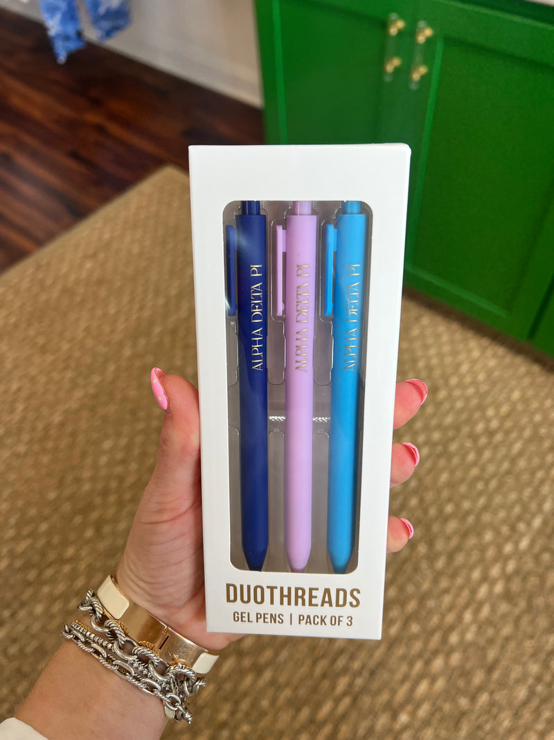 Lettered Luxe Sorority Pens