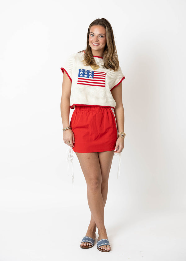 American Flag Sweater