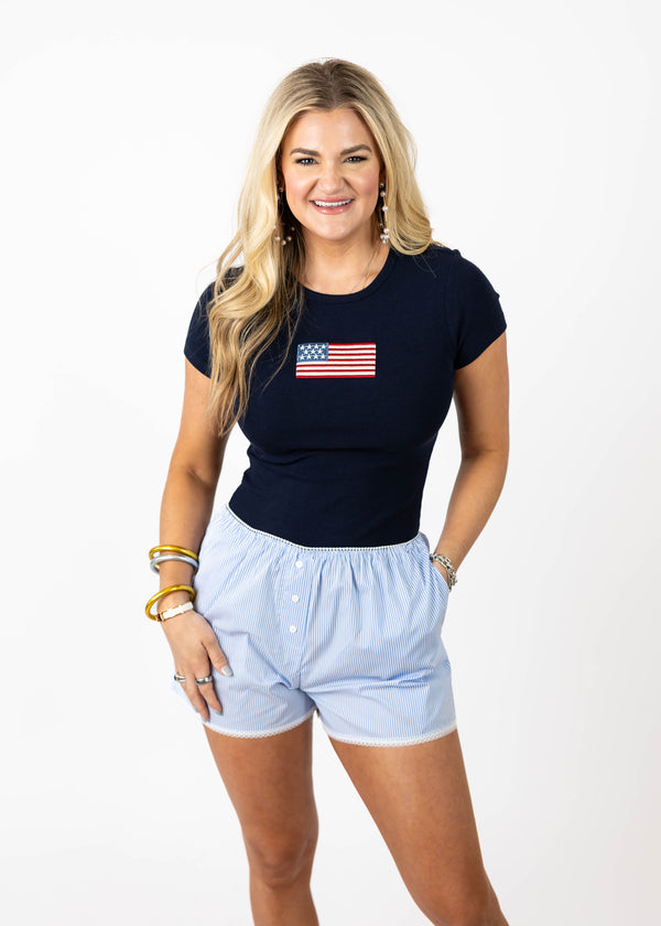 American Flag Tee