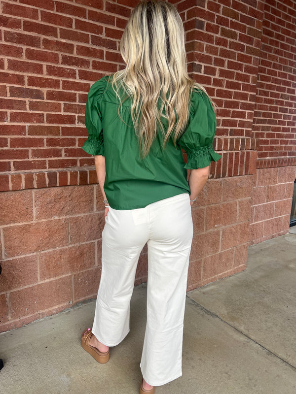 Forest Green Top