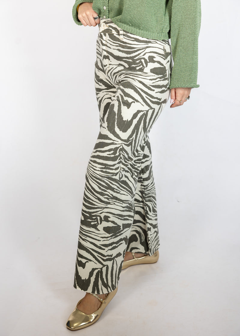Matcha Zebra Pants