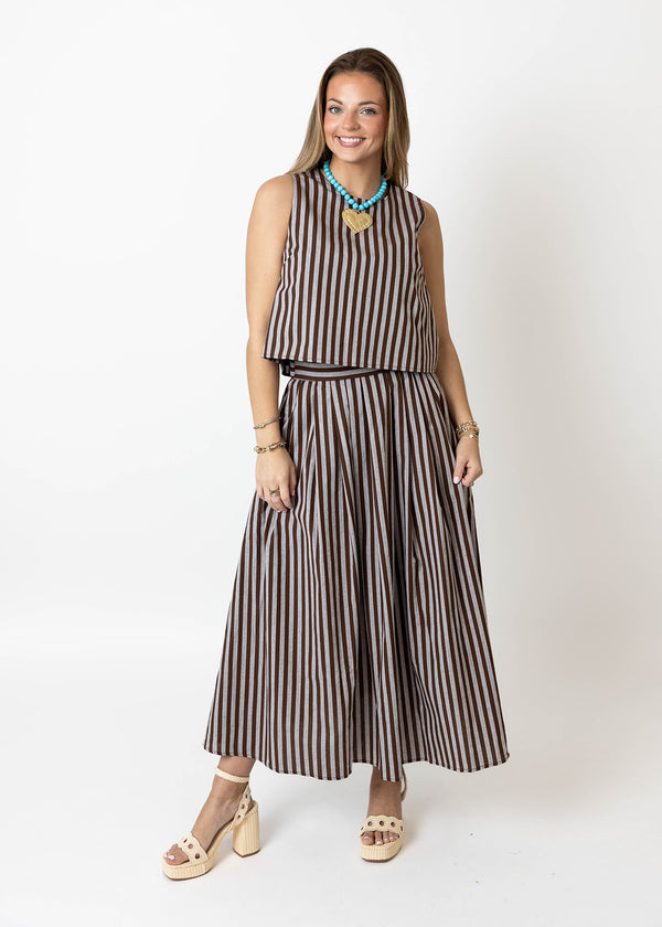 Coffee Stripe Set