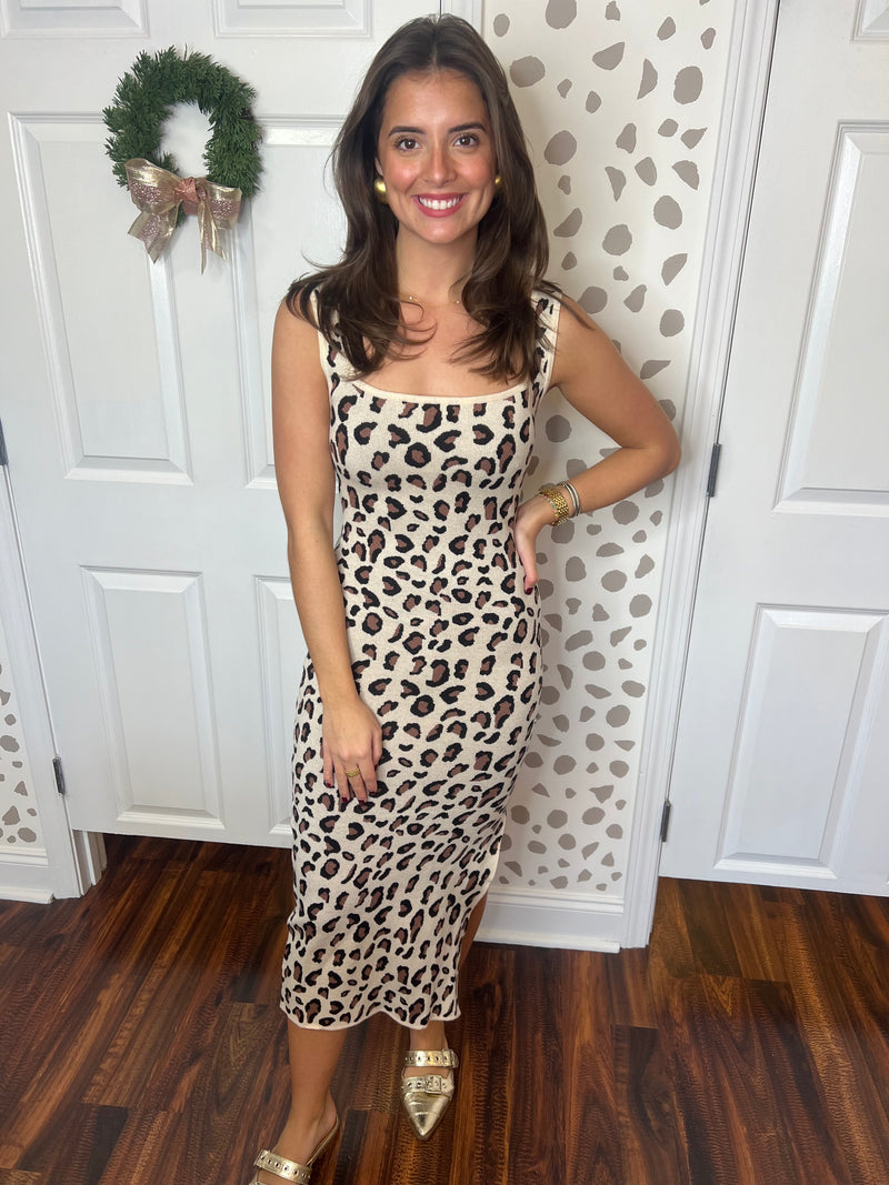 Leopard Body-con Dress