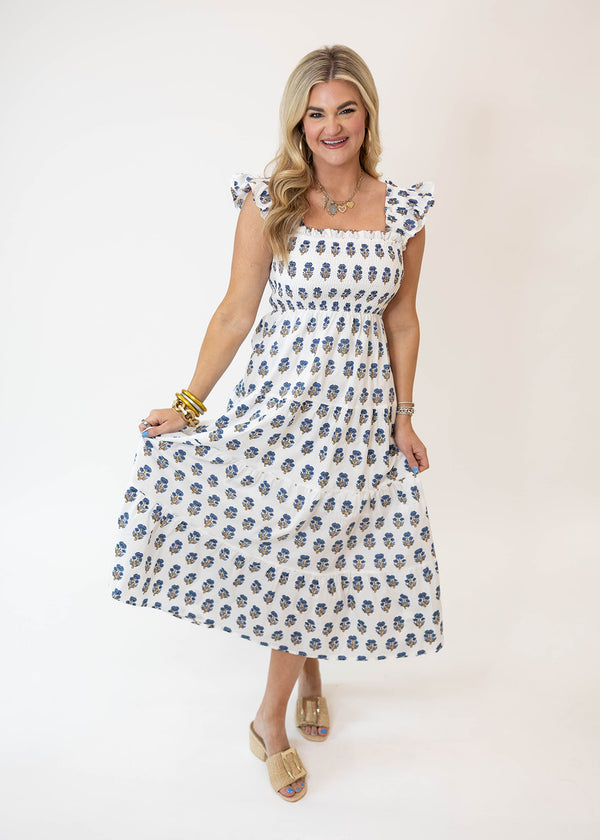 Blue Cluster Dress