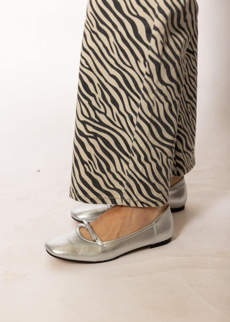 Silver Bow Mary Jane