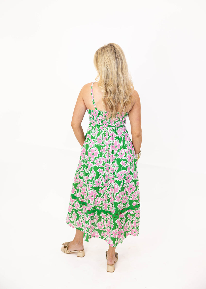 Palms Away Midi Dress