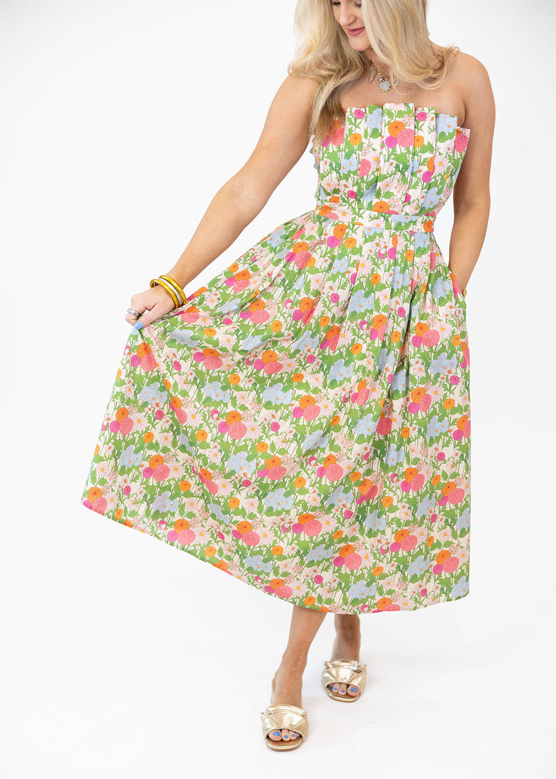 Wild Flower Midi Dress