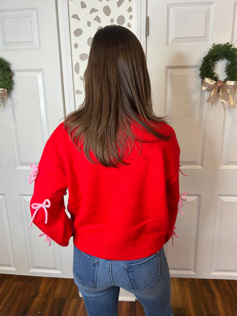 Cherry Bow Sweater