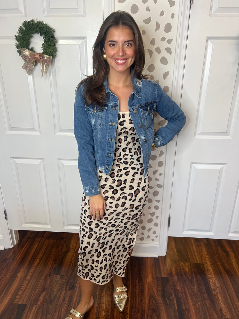 Leopard Body-con Dress