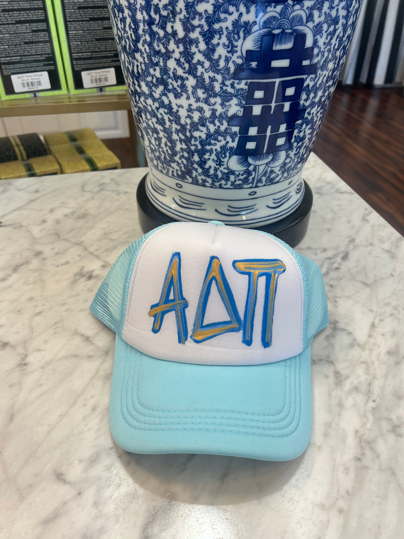 Painted Trucker Hat (Greek)