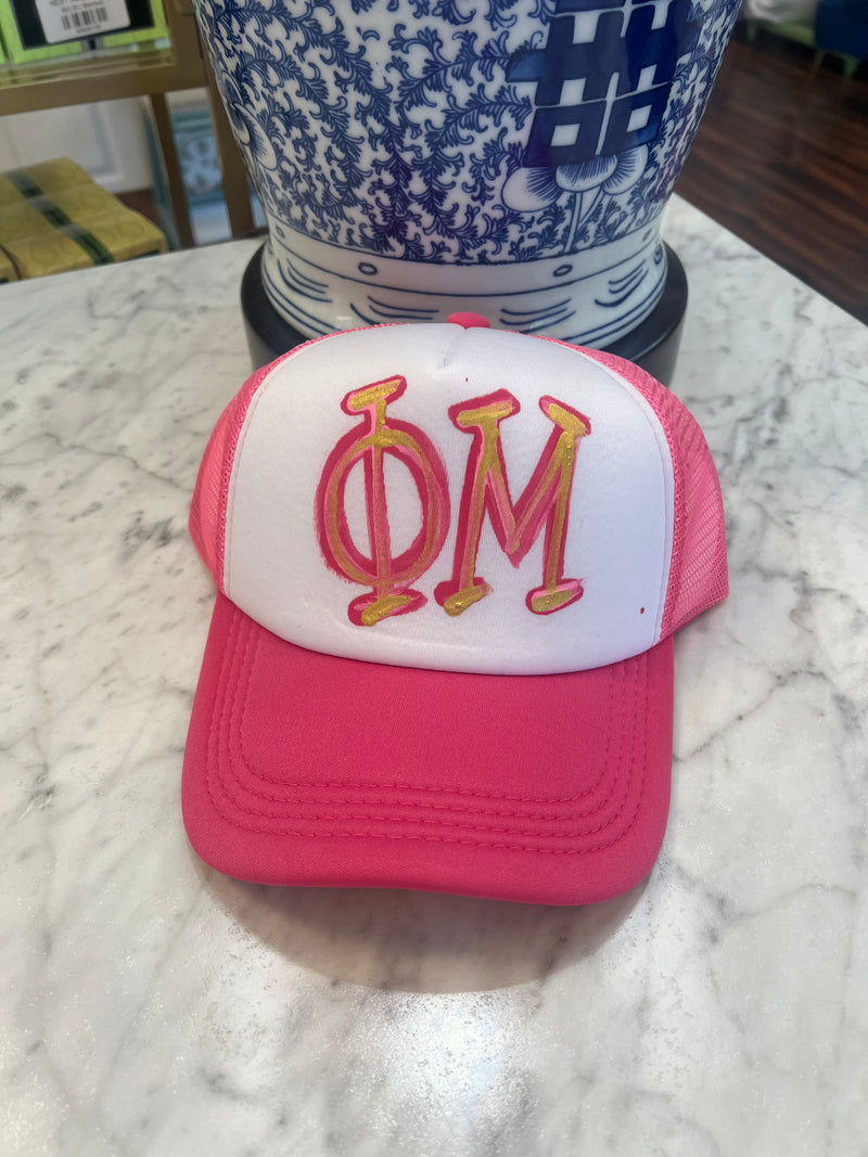 Painted Trucker Hat (Greek)