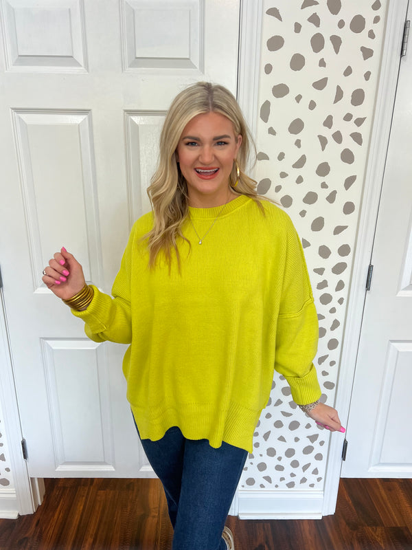 Salt + Lime Sweater