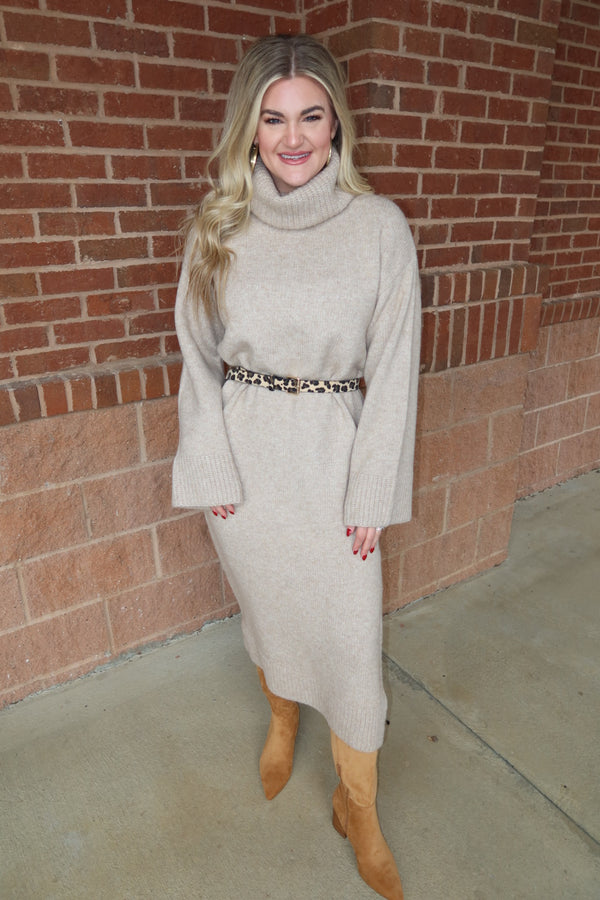 Sand Sweater Dress