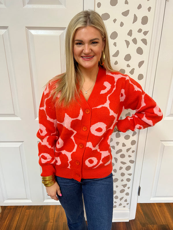Tangerine Tango Cardigan
