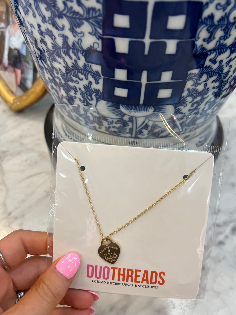 Please Return Necklace: Greek