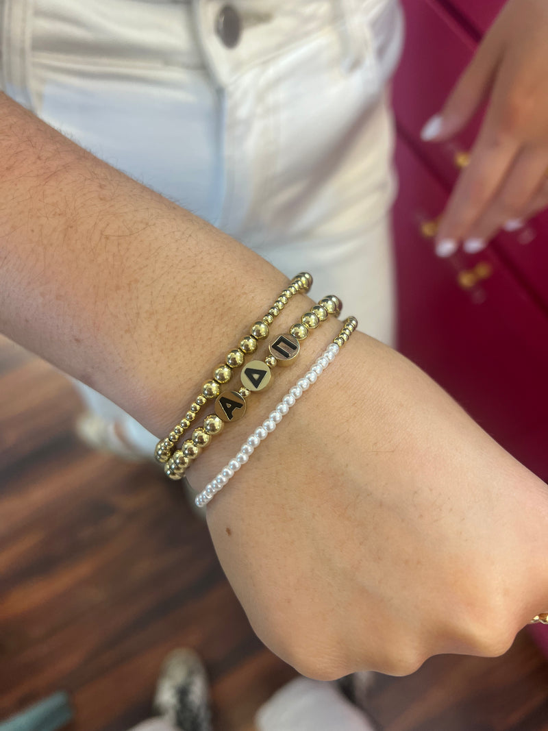 Gold Bracelet Sorority Stack