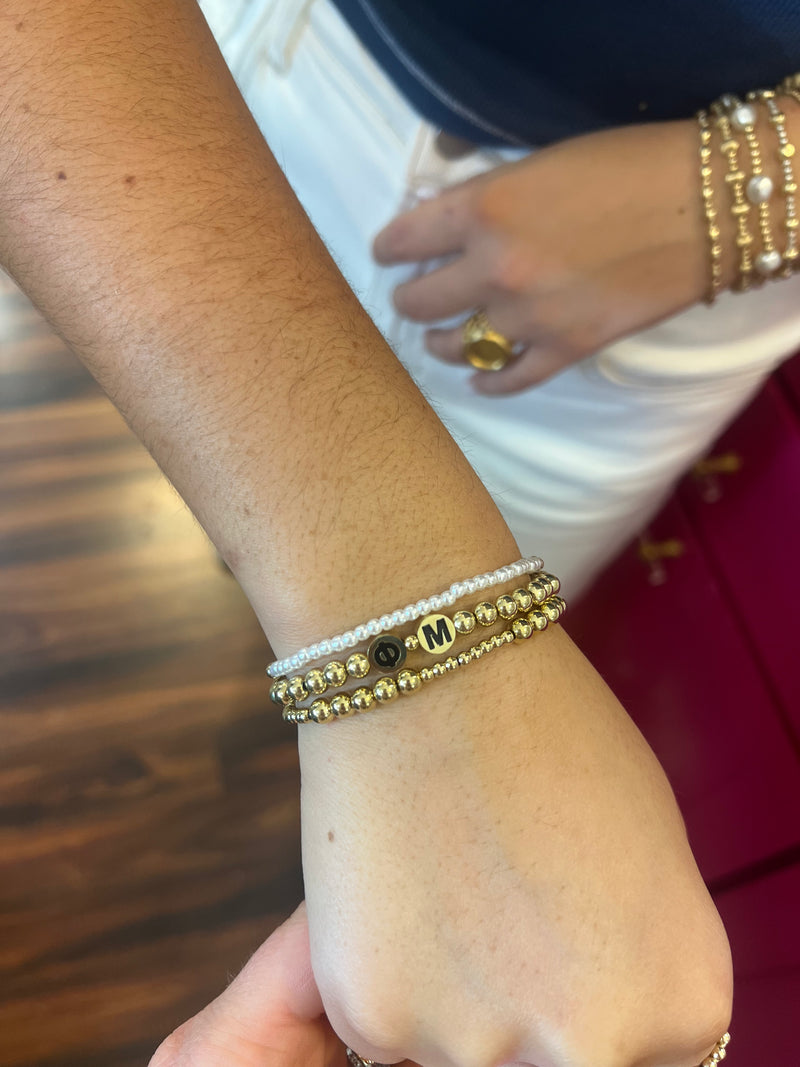 Gold Bracelet Sorority Stack
