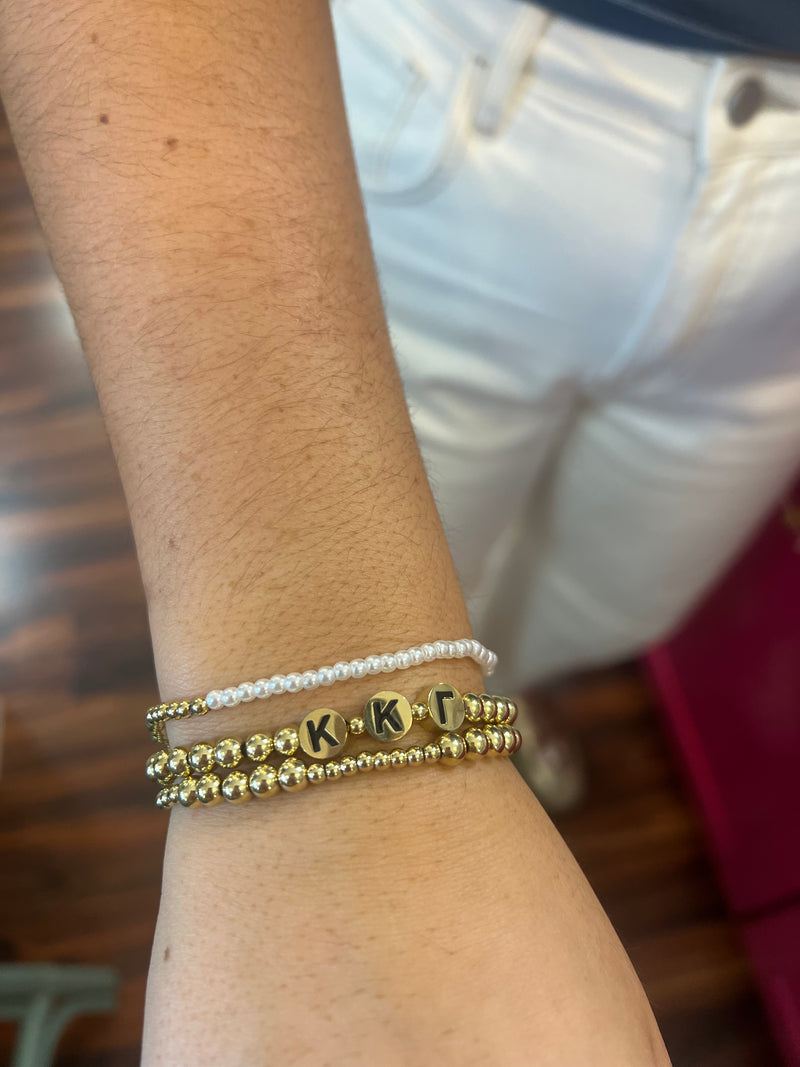 Gold Bracelet Sorority Stack
