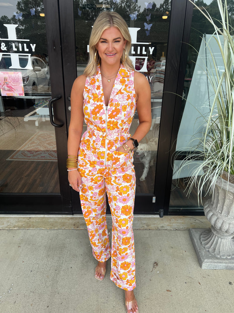 Groovy FlowerJumpsuit