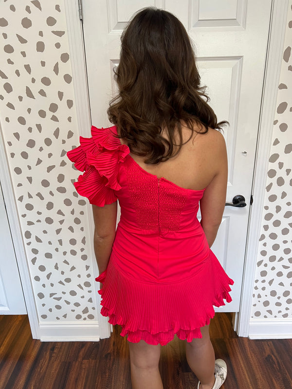 Coral Pink Romper