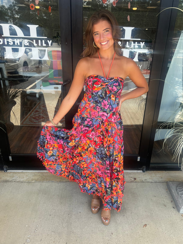 Rope Halter Dress