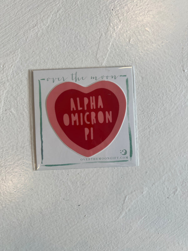 Sorority Heart Decal