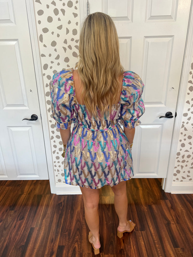 Colby Mini Dress: Confetti