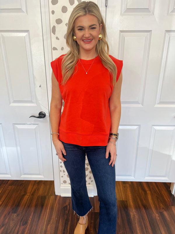 Muscle Sleeve Cotton Shirt